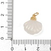 Natural White Agate Pendants KK-Z094-04G-02-3