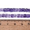 Crackle Transparent Glass Beads Strands GLAA-N062-4mm-10-2