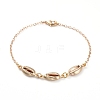 Brass Link Bracelets BJEW-JB04954-01-1