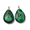 Synthetic Malachite Pendants GG-CBA7610-07G-10-1