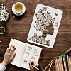 Plastic Reusable Drawing Painting Stencils Templates DIY-WH0202-262-3