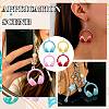 Two Tone Opaque Acrylic Pendants SACR-FZC0001-002I-7