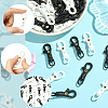 32Pcs 2 Colors POM Plastic Swivel Clasps FIND-SC0017-04-3