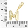 Brass Micro Pave Clear Cubic Zirconia Pendants KK-M289-01M-G-3