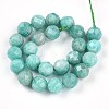 Natural Amazonite Beads Strands G-S345-8mm-25-3