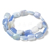 Natural Striped Agate/Banded Agate Beads Strands G-B137-B01-01D-3