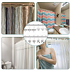 Unicraftale 3 Sets Iron Shower Curtain Rings for Bathroom AJEW-UN0001-37-7