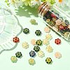 70Pcs 7 Colors Transparent Glass Beads GLAA-CJ0002-92-5