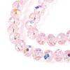 Transparent Glass Beads Strands EGLA-N016-6mm-04-3