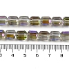 Electroplate Glass Beads Strands GLAA-G112-07B-4