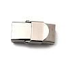 Tarnish Resistant 201 Stainless Steel Watch Band Clasps STAS-P221-22B-P-1