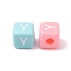 Opaque Acrylic European Beads AC-CBA7A73-01Y-2