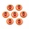 Opaque Resin Enamel Cabochons CRES-N031-026-1