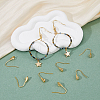 DICOSMETIC 60Pcs Brass Earring Hooks KK-DC0003-89-5