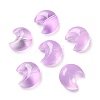 Baking Paint Transparent Glass Beads DGLA-F003-01J-1