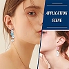 24Pcs Plastic Clip-on Earring Findings KY-YW0002-33-6