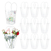 Valentine's Day Trapezoid PP Plastic Gift Bags ABAG-WH0040-10A-1