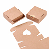 Square Kraft Paper Gift Storage Boxes CON-CJ0001-14-6