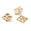 Brass Stud Earring Findings KK-TA0007-13G-10