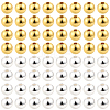1200Pcs 2 Colors CCB Plastic Beads CCB-PA0001-04C-7