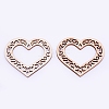 Unfinished Natural Wood Linking Rings WOOD-WH0103-78-1