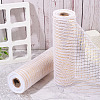 2 Rolls PP Decor Mesh Ribbon with Metallic Foil for Wreath Swags Party Decoration OCOR-TA0003-40-6