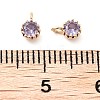 Brass Micro Pave Cubic Zirconia Charms KK-U028-19G-03-3