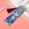 Owl Pattern DIY Diamond Painting Bookmark with Tassel Pendants Kits PW-WG72CB5-01-4