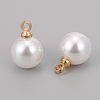 ABS Plastic Imitation Pearl Pendants KK-G385-06G-2