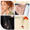24Pcs 6 Colors Rack Plating Alloy Rhinestone Pendants FIND-FS0004-99-6