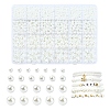 1800Pcs Baking Paint Pearlized Glass Pearl Round Beads HY-YW0001-10-1