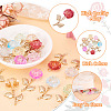 16Pcs 8Styles Transparent Acrylic Pendants PALLOY-TA00122-5