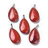 Natural Red Jasper Pendants G-D084-01P-B11-1