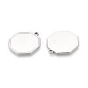 304 Stainless Steel Pendant Cabochon Settings STAS-N108-71P-2