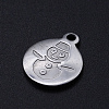 201 Stainless Steel Charms STAS-S105-T830-2