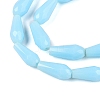 Opaque Solid Color Glass Beads Strands GLAA-T009-001I-2