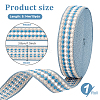 10 Yards Polyester Jacquard Ribbon OCOR-WH0101-187A-2