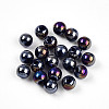Electroplate Pearlized Glass Pearl Beads EGLA-T021-14A-02-1