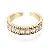 Brass Micro Pave Clear Cubic Zirconia Cuff Rings RJEW-S044-079-NF-3