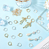 80Pcs 2 Colors 304 Stainless Steel Leverback Earring Findings STAS-SC0010-55-3