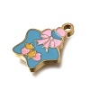 304 Stainless Steel Enamel Pendants SA-CBAA2E4-01F-G-2