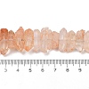 Natural Crackle Quartz Beads Strands G-R012-B06-02-4