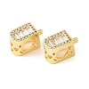 Brass Micro Pave Clear Cubic Zirconia European Beads CU-CBA9CBD-08G-1