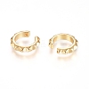 Brass Ear Cuff Findings KK-G389-36G-2