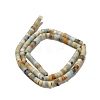 Natural Flower Amazonite Beads Strands G-P575-B43-4x2mm-3