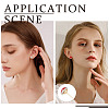 50Pcs Brass Earring Settings KK-TA0008-38A-8