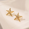 Starfish Alloy Pendant Necklace & Stud Earring & Ring Sets for Women FS-WG0D5F4-03-4