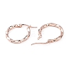 304 Stainless Steel Hoop Earrings STAS-TAC0001-11B-RG-2