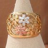 Brass Finger Rings for Women WG4845E-01-1