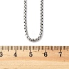 Non-Tarnish 304 Stainless Steel Rolo Chain Necklaces NJEW-L047-02B-P-2